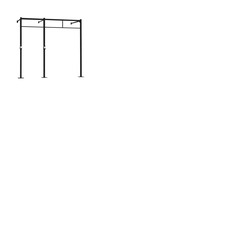 1 Station Squat Rig + Extension (Wall Mounted)