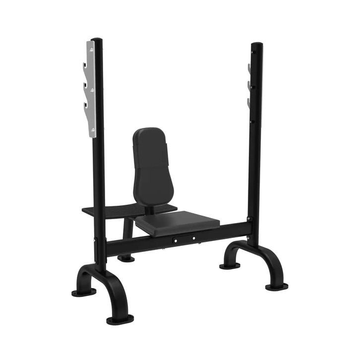 Olympic Shoulder Bench Black Steel Home Training