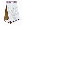 Bi-Office Table Top Flipchart Pad 500 x 585mm Pack of 6