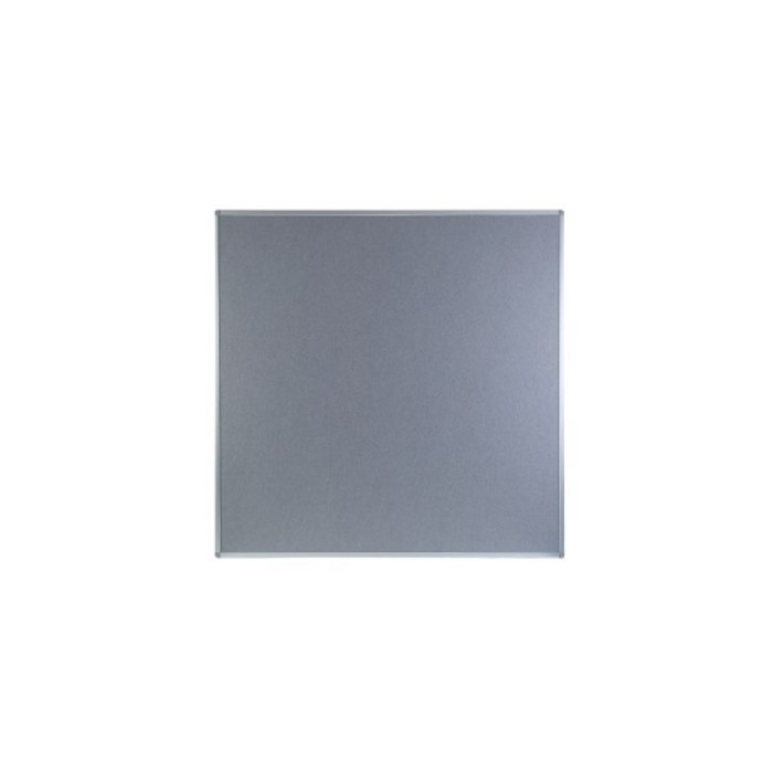 Boards Direct Felt Noticeboard Aluminium Frame 1200 x 1200mm GREY
