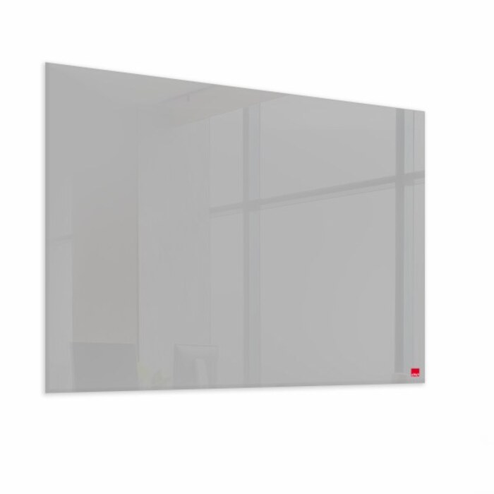 Casca Magnetic Glass Writing Board 1200 x 1000mm Classic Grey
