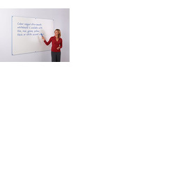 WriteOn Coloured Edge Whiteboard 1176 x 1176mm Blue Edge