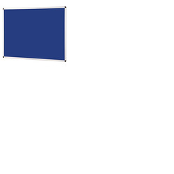 Metroplan Felt Noticeboard 900 x 600mm Blue