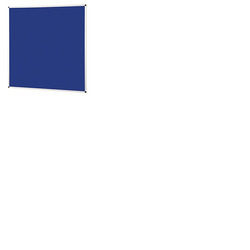Metroplan Felt Noticeboard 1200 x 1200mm Blue