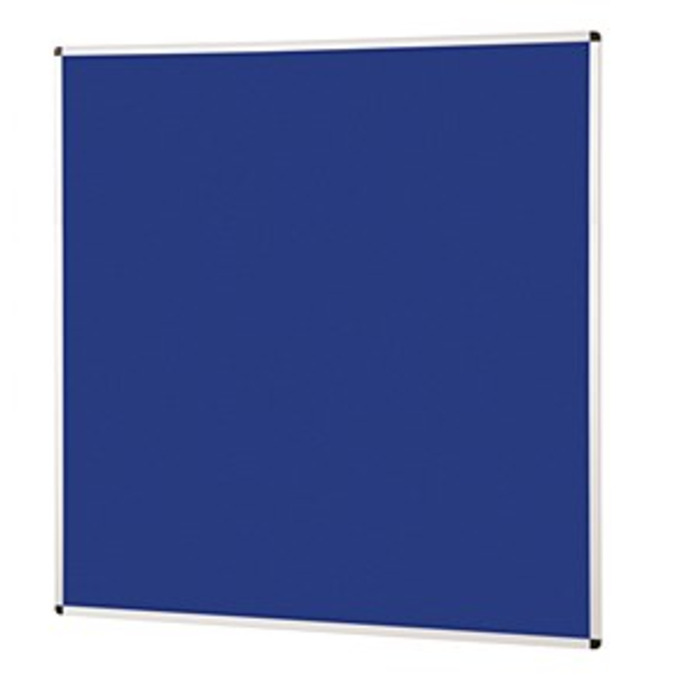 Metroplan Felt Noticeboard 1200 x 1200mm Blue