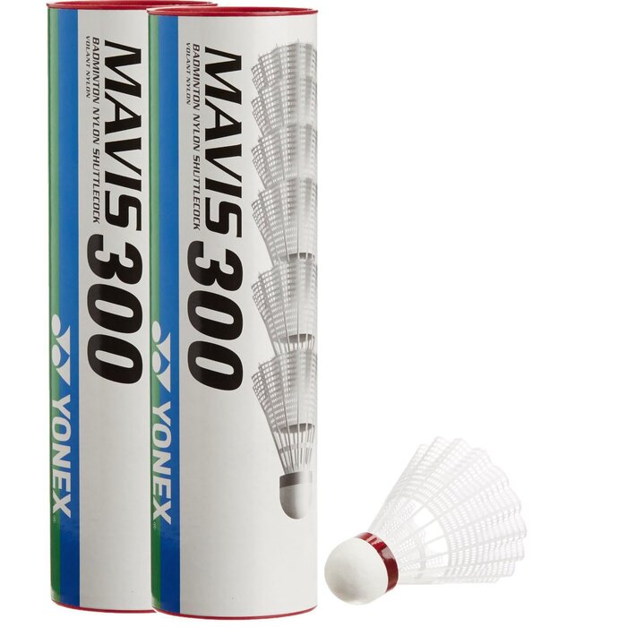 Yonex Mavis 300 White Shuttlecocks - (1 dozen)