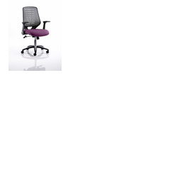 Relay Mesh Back Task Chair Tansy Purple Seat Silver Back