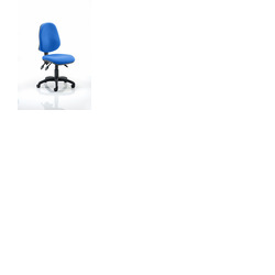Eclipse 3 Lever Task Operator Chair Blue fabric