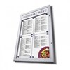 Outdoor Lockable Menu Case
