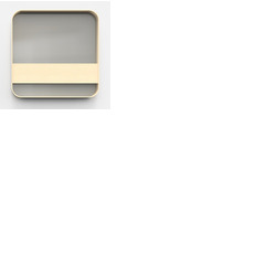 Bloc News 600 x 600mm Glass: Shy (120)