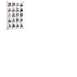 Crystal Wall Staff Photo Board 20 Pocket