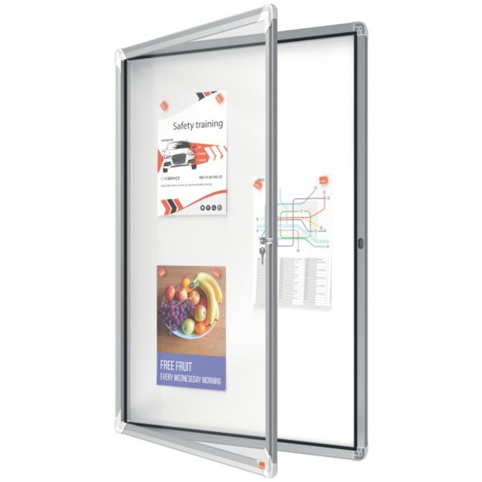 Nobo Premium Plus Lockable Whiteboard