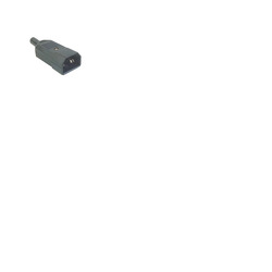 IEC Male In Line Plug With Easy Screw Terminal Wire Connections