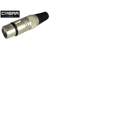 XLR Connector Female 3-Pin Plug Metal Body For Professional Audio