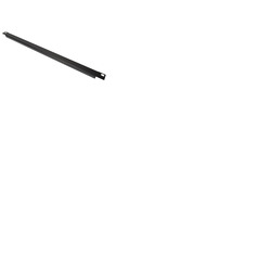 1/2 U 19" Blank Rack Panel With Black Finish