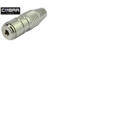 3. 5mm In-Line Jack Socket, Will Accept Up to 4mm Diameter Cable