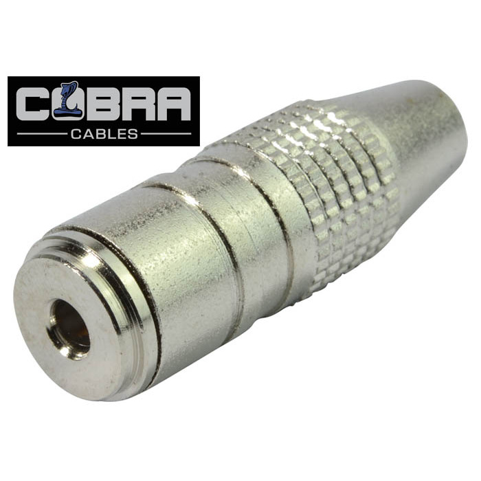 3. 5mm In-Line Jack Socket, Will Accept Up to 4mm Diameter Cable