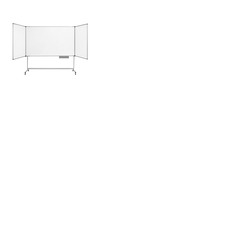 Freestanding Trio Folding Whiteboard