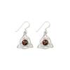 Heathergems Celtic Triangular Sterling Silver Drop Earrings