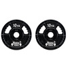 York 2 x 10kg G2 Cast Iron Olympic Weight Plates
