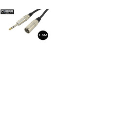 XLR (M) To Stereo 1/4 inch Jack