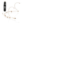 Head-worn Condenser Microphone for Flute with Phantom Power Adapter