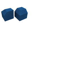 Corner Acoustic Cube Blue Pack of 2
