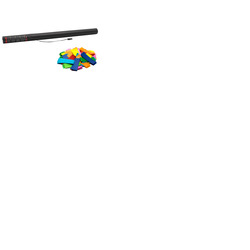 Electric Confetti Cannon 80cm Multi Coloured