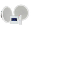 In-Wall Amplifier & Ceiling Speaker Set With 6. 5" Speakers