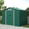 Metal Shed with Floor Frame Green 8ft x 6ft