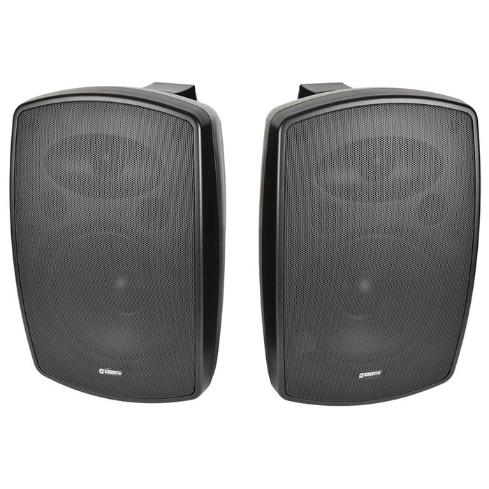 IP44 Rated Background Speakers 8" Black - Supplied in Pairs