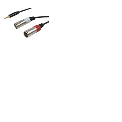 3. 5mm Stereo Jack to 2 XLR Male