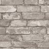 Silver Grey Brick Effect Wallpaper Fine Decor FD31286