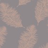Fawning Feather Wallpaper Rose Gold / Grey Holden 12629
