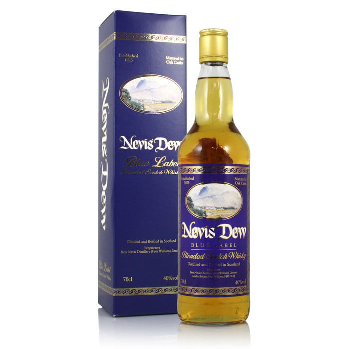 Nevis Dew Blue Label Whisky
