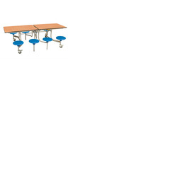 8 Seat Rectangular Mobile Folding Table