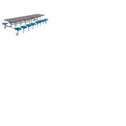 16 Seat Rectangular Mobile Folding Table