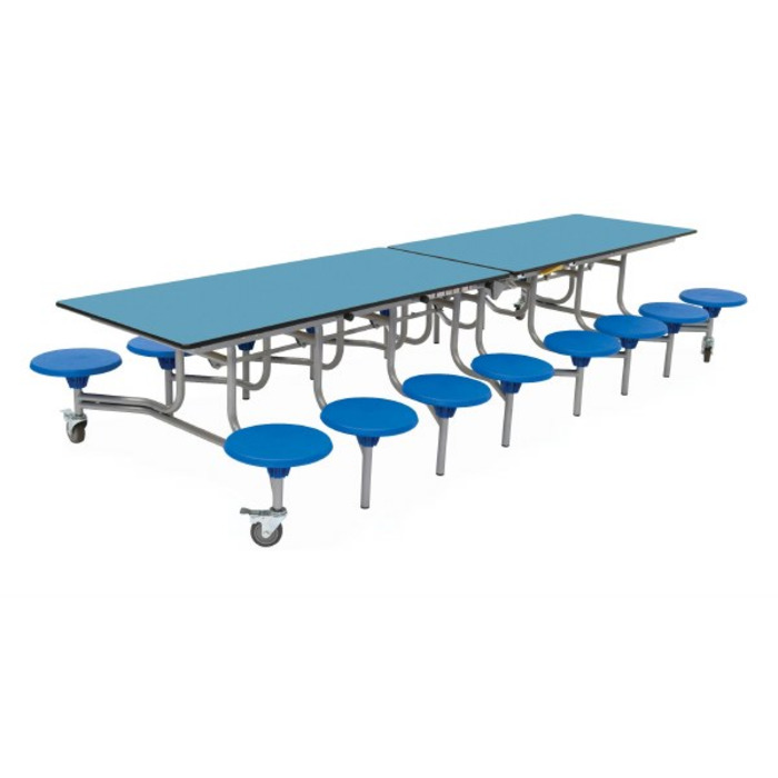 16 Seat Rectangular Mobile Folding Table