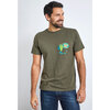 Weird Fish Man's Best Friend Organic Cotton Artist T-Shirt Dark Olive M
