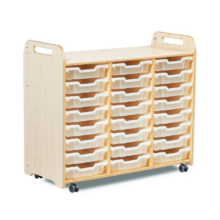 Triple Column Tray Storage Units