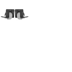 2" 50mm Corner Caster with Angled Housing - Sold in Pairs