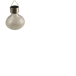 Solar LED Crackle Tea Lantern