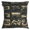 Mini Moderns C-60 Cushion Chalkboard and Gold