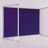 ColourPlus Tamperproof Noticeboard 2400 x 1200mm Purple