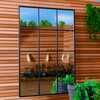 Large Industrial Window Mirror