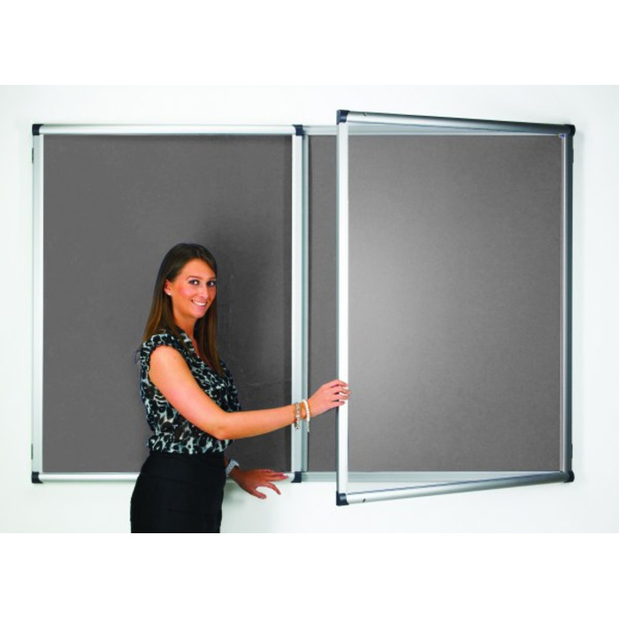 Eco-Sound Blazemaster Metropolitan Frame Tamperproof Noticeboard