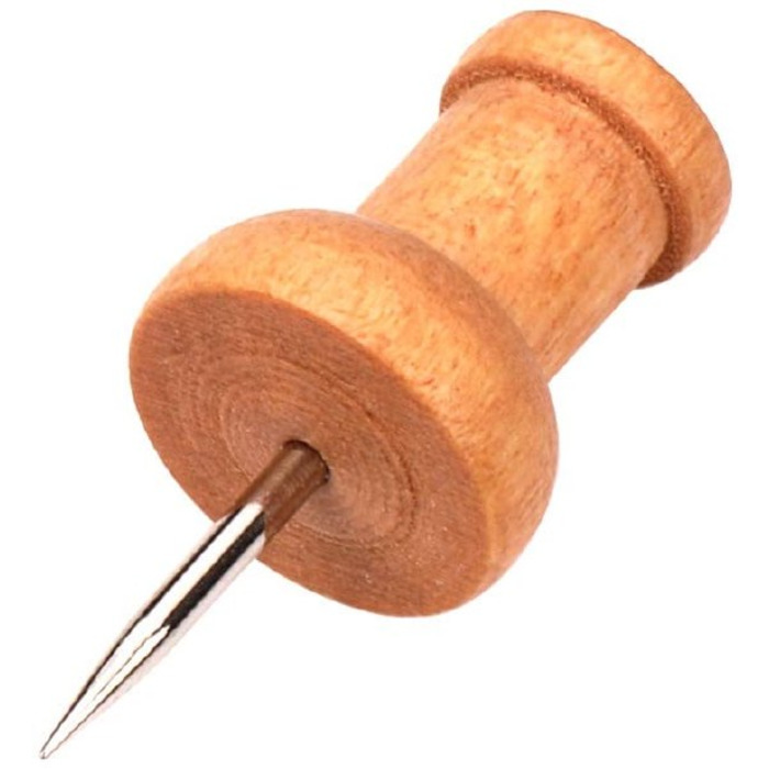 Earth Wood Push Pins pack 20