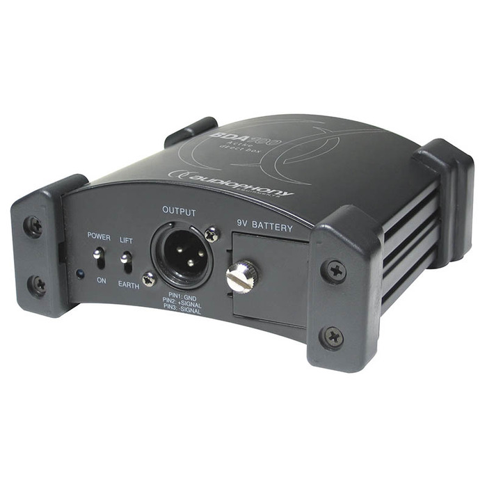 Audiophony Active DI Box 1/4" Jack In - XLR Out