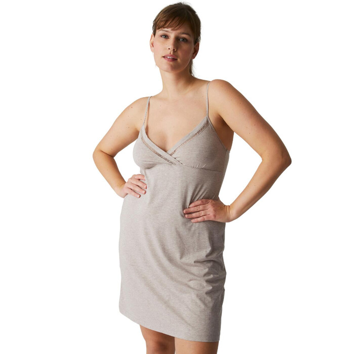 Simone Perele Brume Nightdress - Mottled Beige - S - 10