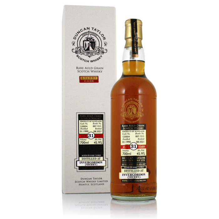 Invergordon 1990 31YO Rare Auld Cask #520004 45. 9%